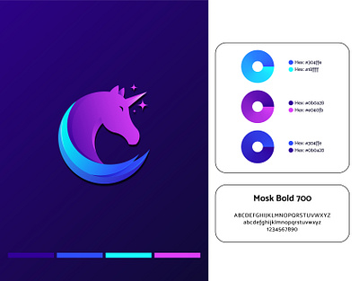 Digital Magic Lab logo design colorful logo logo logo designer logodesign logotype unicorn unicorn logo