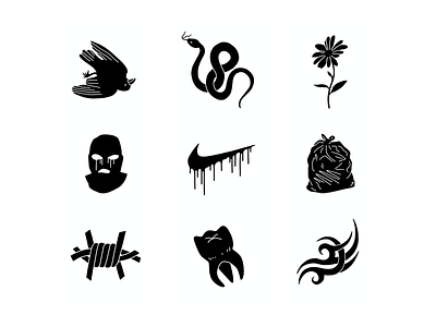 The toolkit icons illustrations nike snake