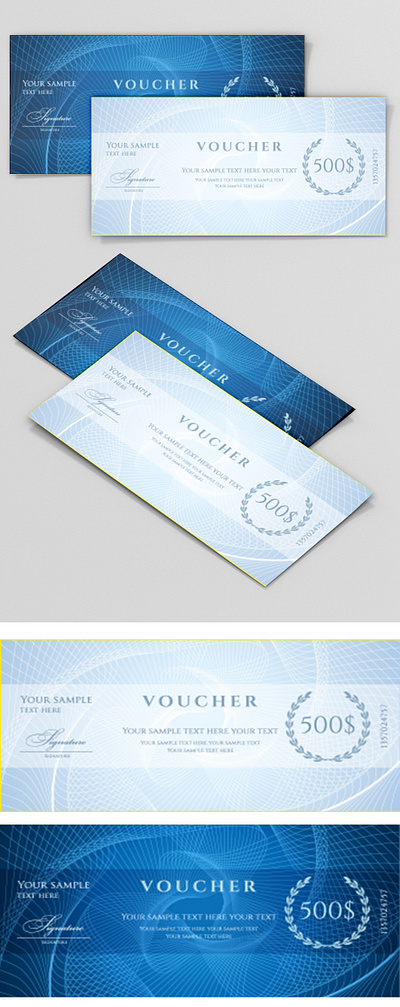 voucher design coupon templates gift certificates background banner blank border business card certificate coupon design elegant frame gift invitation label layout premium present template vector voucher