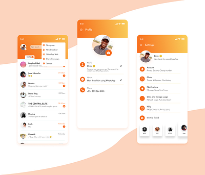 WhatsApp design ui ux