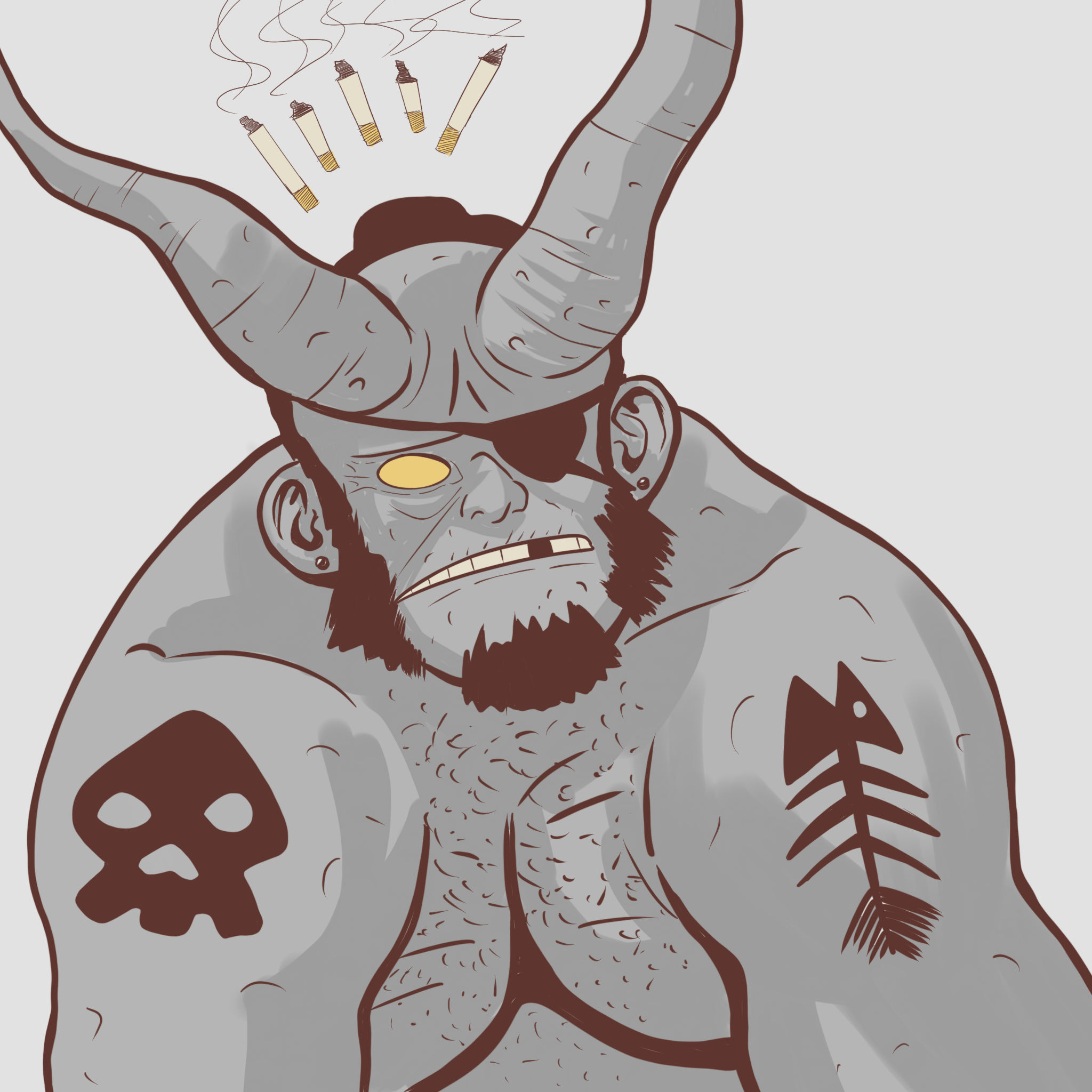 Example of Hellboy 25th anniversary