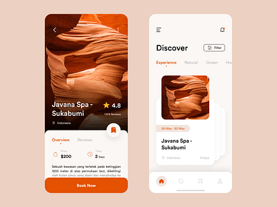 Indit - Travel Mobile App app design app ui app ui ux card clean design destination finance holiday home minimalist mobile mobile app mobile design mobile ui mobile ui design travel travel app traveling uidesign