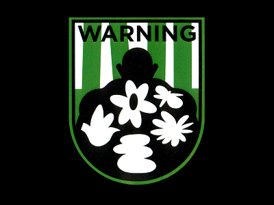 Warning X artwork brandmark emblem forest logo graphicdesign guard illustration illustrator logomark modernart modernism nature illustration sign sticker sticker pack stickerart symbol vectorart vectorartwork warning