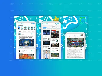 E-sport UI (3/3) app esport app esport ui game app gamer ui social media ui ui ux ui app ui design ui mobile ui mobile app userinterface