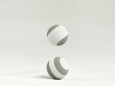 Colon - Clay 36daysoftype 3d ball blender branding c4d clay colon concept design icon illustration minimal punctuation sphere twist type typography wave white