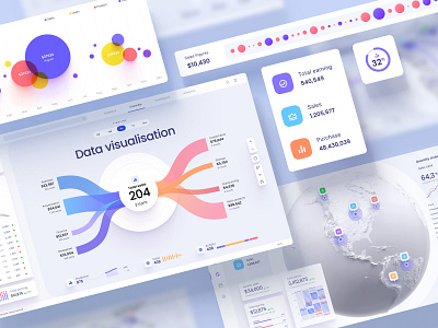 Orion UI kit - Charts templates & infographics in Figma analytics chart app charts components crypto dashbaords dataviz desktop game graphs infographic light presentation saas statistic template ui ux widgets