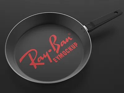 Free Cooking Pan Logo Mockup download mockup logo mockup mockup psd mockups psd