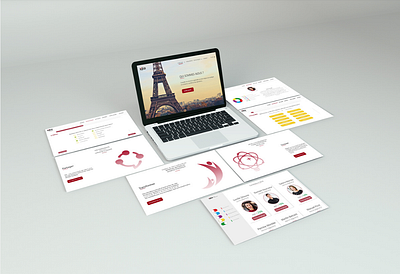 MOCK UP - PROJET ECOLE MAQUETTE design flat ui ux web