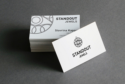 Standout Jewels branding business card businesscard design designer instagram logo logo design logotype minimal typography