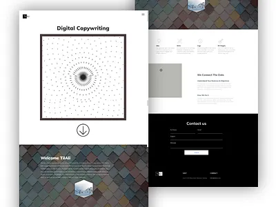 TilAli Copywriting Link In Description animation design graphic design illustration ui ux web web design website website design