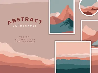 Abstract landscapes abstract abstract landscape abstract landscapes art background creative design elements graphic design graphic elements illustration illustrations landscape landscapes minimal new simple stylish vector wallpaper