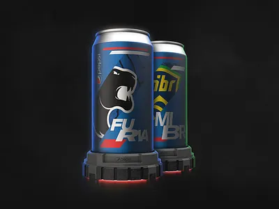 Soda Can Support P1 3d 3d animation 3d art artdirection design esports project