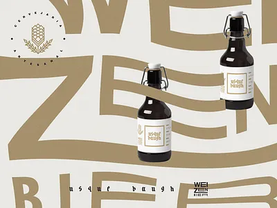 Usquebaugh Craft Beer - Weiz beer beer art beer branding beer can beer label branding design graphic design logo visual identity weiz
