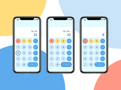 Daily UI #004 Calculator 004 calculator dailyui design mobileapp moblie ui