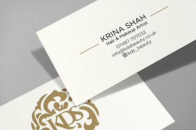 KDS Beauty Business Cards beauty salon brand brand design brand identity branding branding design business card business card design business cards businesscard design designs graphic design make up makeup makeup artist print print design