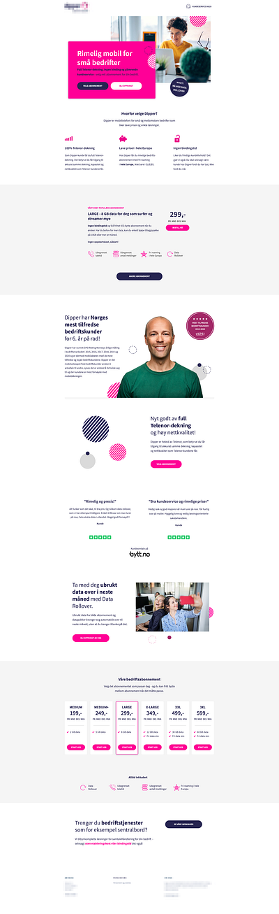 Telecom Landing Page - lead generation cro design landing page landingpage unbounce