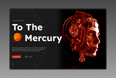 AI-X: “To The Mercury” – Pushing AI Web Design Boundaries high tech uiux