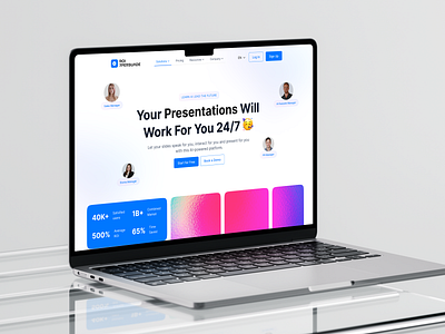 AI Presentation Website ai ai assistant ai generator ai landing page ai platform ai presentation ai presentation landing page ai presentation website ai website artificial intelligence design landing page presentation saas shasanko creations startup ui ux web design website