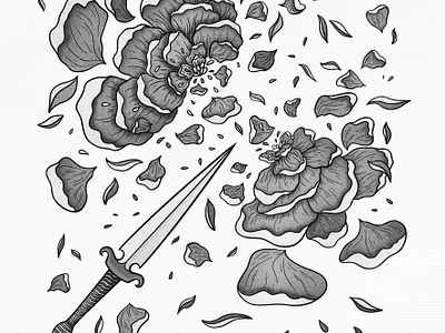 Blade 2d artwork cartoon cg digital drawing illustration illustrator inktober