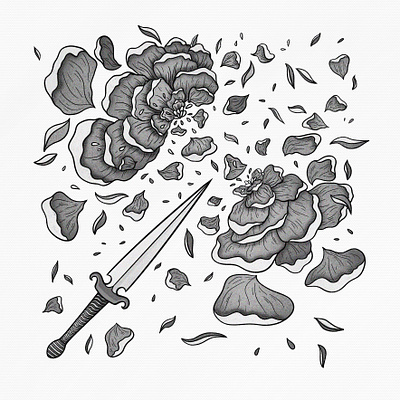 Blade 2d artwork cartoon cg digital drawing illustration illustrator inktober
