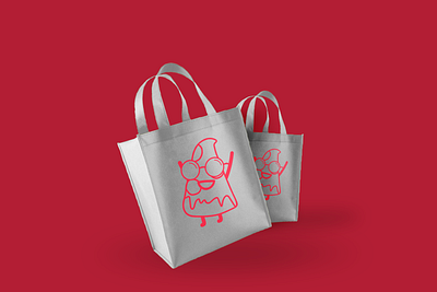 Oasis pizzero Bag arte bag branding design digital diseño ilustración logo pizza pizzeria