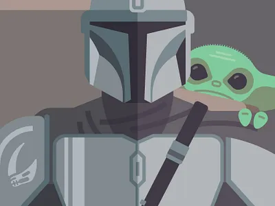 Mandalorian - Season 2 baby baby yoda beskar bounty bounty hunter child comic book comicon disney graphic novel jedi mandalorian movie movie poster movies nerd samurai space starwars tv show