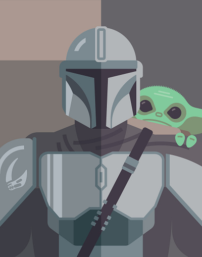 Mandalorian - Season 2 baby baby yoda beskar bounty bounty hunter child comic book comicon disney graphic novel jedi mandalorian movie movie poster movies nerd samurai space starwars tv show