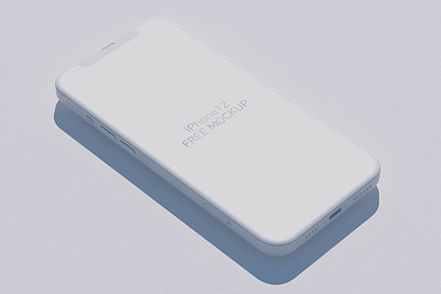 Free iPhone 12 Mockup 3d 4k app application black cellphone clean desk device display glossy iphone iphone 12 layered leather mockup photoshop preview print pro