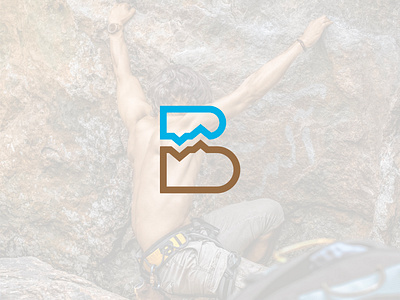 bomber logo & branding branding design climbing logo logo logo design logo designer logos mountain logo