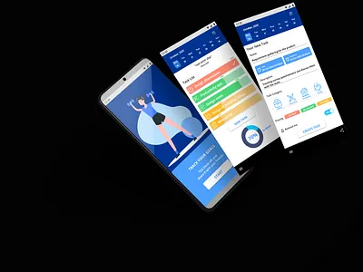 Daily To-Do app concept. adobedesignchallenge adobexd android app app app design designchallenge todo app todolist uidesign uiux uiuxdesign uxdesign xddailychallenge