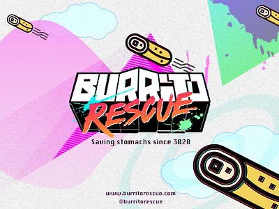 Burrito Rescue - Moodboard Exploration brand burrito burritorescue exploration logo moodboard streetart