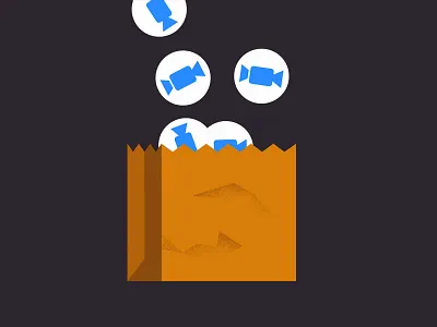 Halloween 2020 candies candy fall halloween illustration october work from home zoom