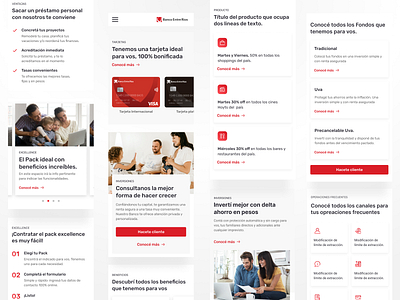 Grupo Petersen banking components design mobile ui ux web website