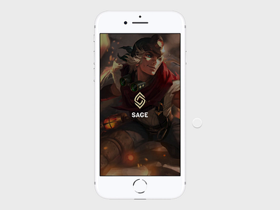 League of Legends app app clean computer gane ezreal figma prototype gaming gaming app interaction design ios app league of legends mobile mobile app mobile design prototype video game