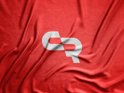 CR - unused monogram cr design illustrator logo minimal monogram red vector