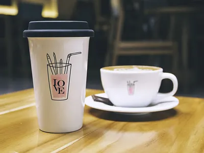 Custom coffee mug design brand identity coffeemug design mug mug design