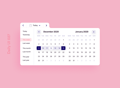 Daily UI 027 Dropdown app design appui appuidesign calendar ui daily ui daily ui 027 dailyui dailyui 027 dailyuichallenge date picker date picker ui date selector design dropdown calendar dropdown date dropdown date picker