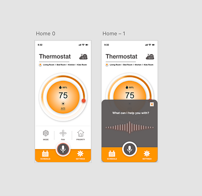 Voice User Interface interaction design ui design ux design