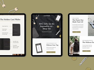 EVERYMAN branding campaigns email design klaviyo
