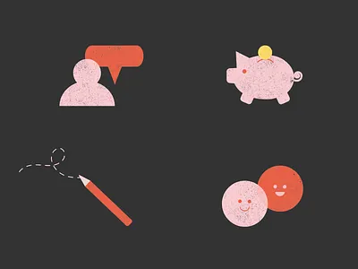 ICON SET | Virtual Learning branding flat design icon set iconography icons illustration online learning texture virtual learning