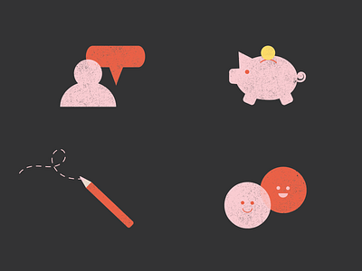 ICON SET | Virtual Learning branding flat design icon set iconography icons illustration online learning texture virtual learning