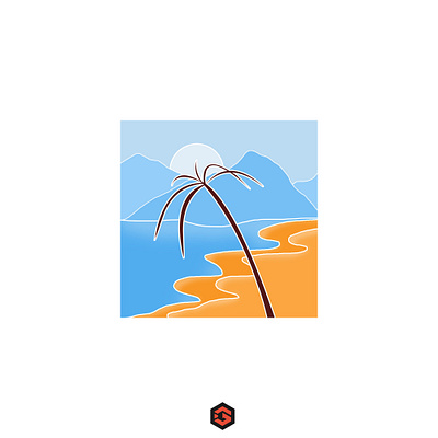 Tropicana art design flat graphic design illustration illustrator logo minimal photoshop simple vector