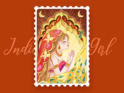 Indian Girl girl illustration