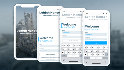 Lehigh Hanson Apps Concept 001 app concept design iphone sketch ui ux