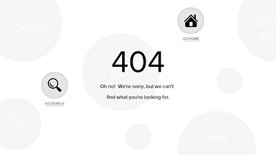 404 Page daily 100 dailyui dailyui 008 dailyuichallenge