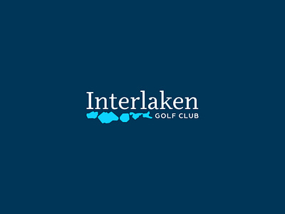 Interlaken 1 branding golf golf logo golfing interlaken lakes logo minnesota