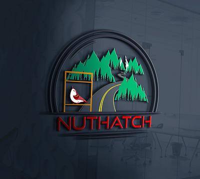 Nuthatch logo branding clean clean logo design design tips flyer illustration logo new post sabshuvo sayadshuvo