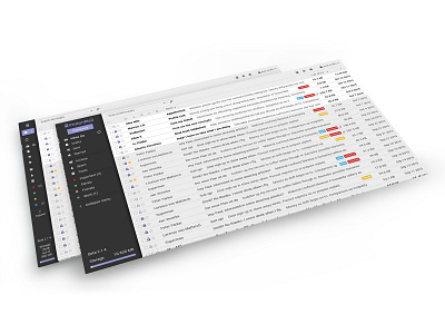 Protonmail UI application email iconography icons mail petya ui uiux ux
