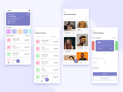 Save Money Together based on Fintech app financial app financial technology fintech mobile app design mobile design mobile ui save money ui uidesign userinterface userinterfacedesign