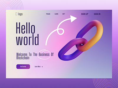 Blockchain Business | NFT Landing Page bitcoin blockchain crypto cryptocurrency design ethereum fintech illustration interface landing page modern nft nft landing page product design technology token ui ui design web design website